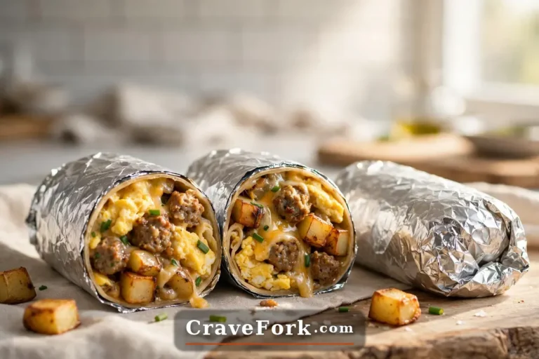 Easy Freezer Breakfast Burritos (Make-Ahead)