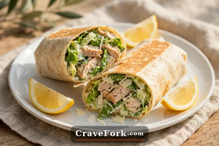 Easy Chicken Caesar Wraps (15 Minutes)