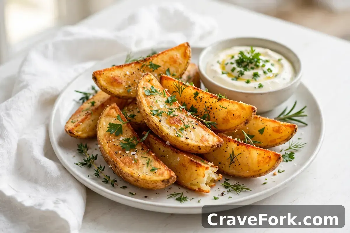 30-Minute Crispy Potato Wedges